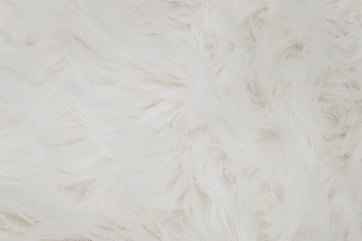 Flash Sale Miliboo Alfombra de cama imitación pelaje blanco 60 x 90 cm MEGEVE (Este producto ya no se comercializa)