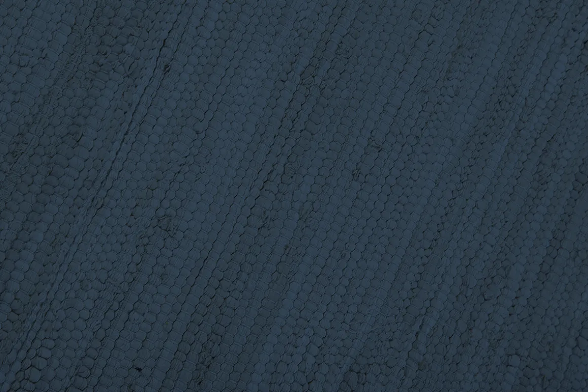 Flash Sale Miliboo Alfombra de pasillo azul oscuro 60 x 200 cm AUBAGNE