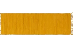 Sale Miliboo Alfombra de pasillo color amarillo comino 60 × 200 cm AUBAGNE