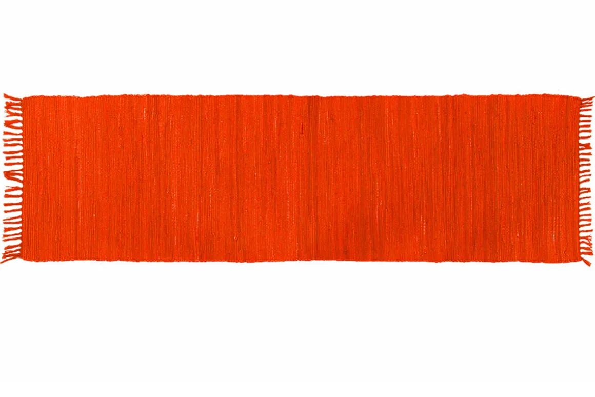 Sale Miliboo Alfombra de pasillo naranja 60 x 200 cm AUBAGNE