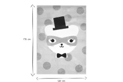 Flash Sale Miliboo Alfombra infantil con dibujo animal 120x170 cm SWEET