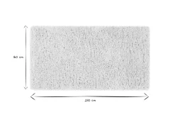 Best Sale Miliboo Alfombra reciclada de pelo largo color marfil 160 × 230 cm AIMEE