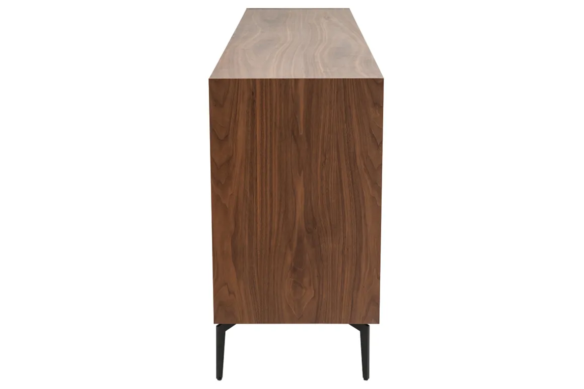 Online Miliboo Aparador de diseño de contrachapado de nogal 180 cm BLISS