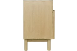 Flash Sale Miliboo Aparador de madera clara y caña de ratán 160 cm GALINA
