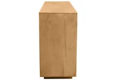 Shop Miliboo Aparador de madera maciza de mangos 3 puertas L160 cm MATCHA