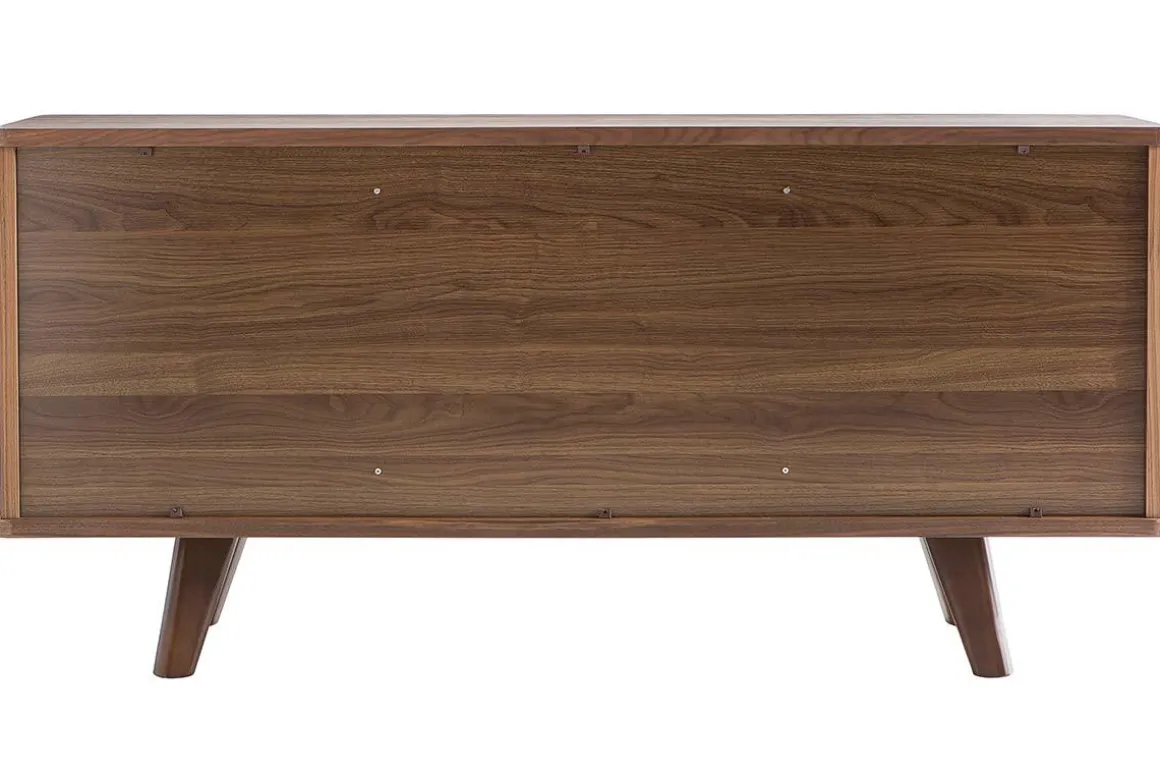 Discount Miliboo Aparador diseño nogal FIFTIES