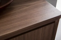 Discount Miliboo Aparador diseño nogal FIFTIES