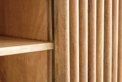 Discount Miliboo Aparador en mango con puertas correderas ALBA
