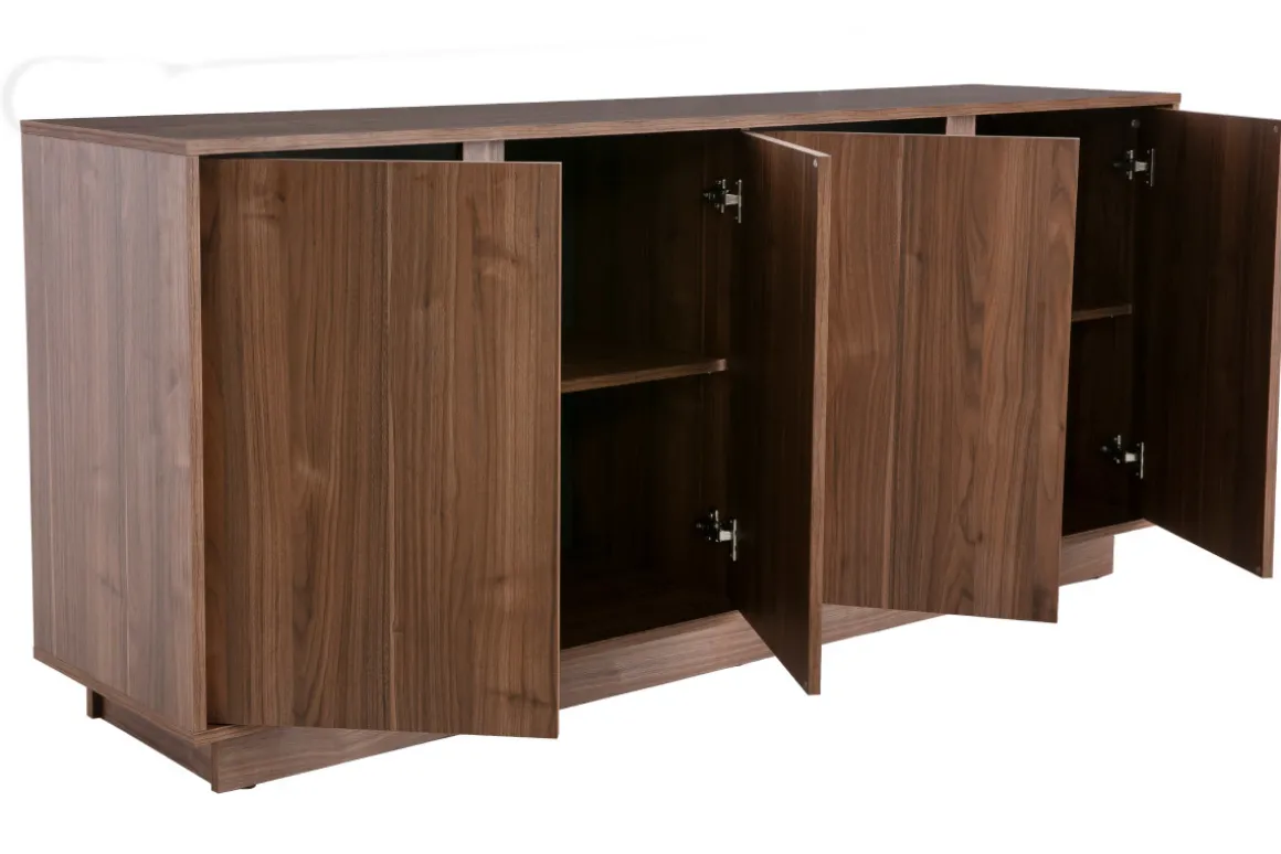 Best Miliboo Aparador moderno chapado nogal L180 cm COMO