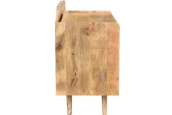 Sale Miliboo Aparador mueble de almacenaje vinilos en mango macizo MATAHARI