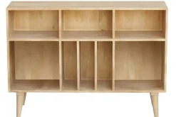 Hot Miliboo aparador mueble de almacenaje de botellas o vinilos en mango macizo ISIDRO