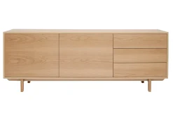 Clearance Miliboo Aparador nórdico de madera clara 195 cm SID