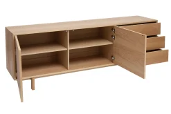 Clearance Miliboo Aparador nórdico de madera clara 195 cm SID