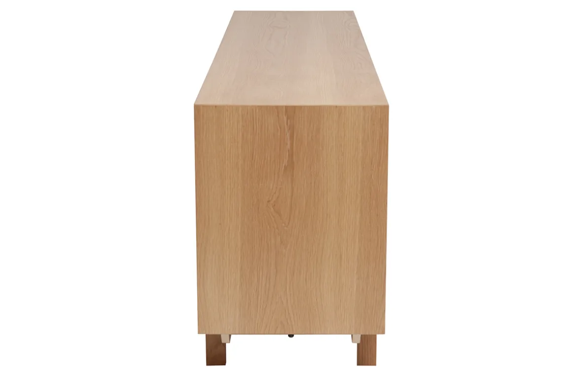 Clearance Miliboo Aparador nórdico de madera clara 195 cm SID