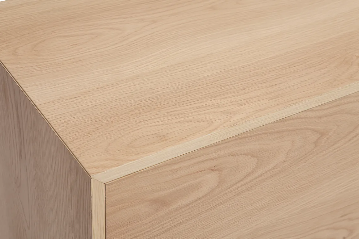Clearance Miliboo Aparador nórdico de madera clara 195 cm SID