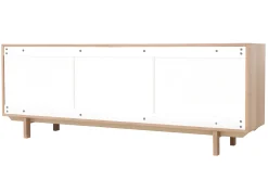 Best Sale Miliboo Aparador nórdico madera y blanco 195cm SID