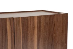 Sale Miliboo Aparador vintage con 4 puertas de madera oscura 180 cm SANAA