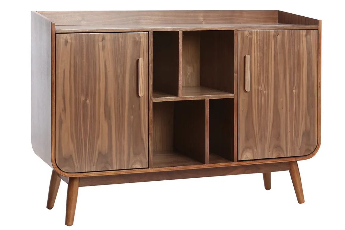 Online Miliboo Aparador vintage madera nogal HALLEN