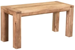 Fashion Miliboo Banco de madera de acacia maciza 95 cm BALTO