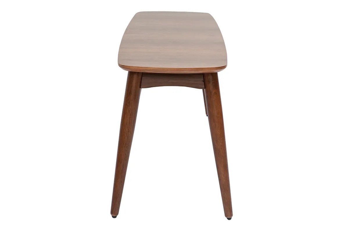New Miliboo Banco vintage de nogal de 130 cm de altura NORDECO