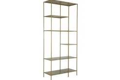 Clearance Miliboo Biblioteca 5 estantes en metal dorado MAGIC