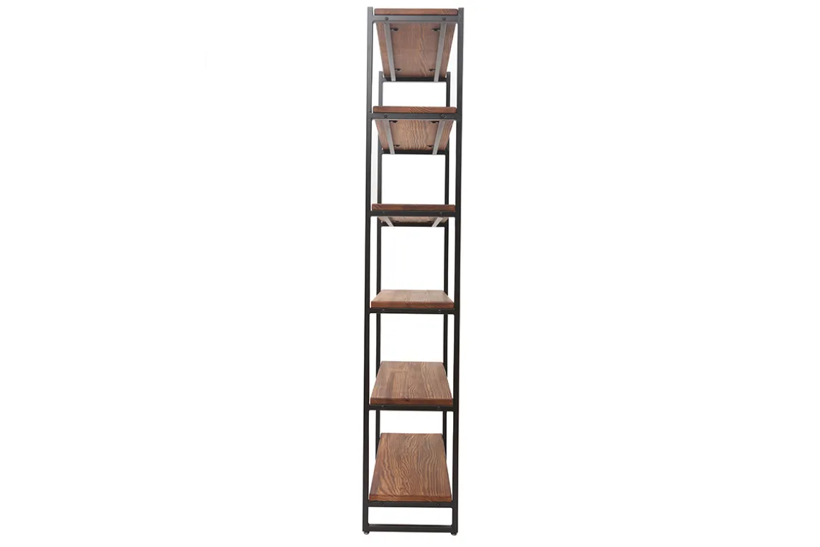 Sale Miliboo Biblioteca industrial metal y madera ARISTOTE