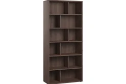 Best Sale Miliboo Biblioteca moderna efecto nogal EPURE