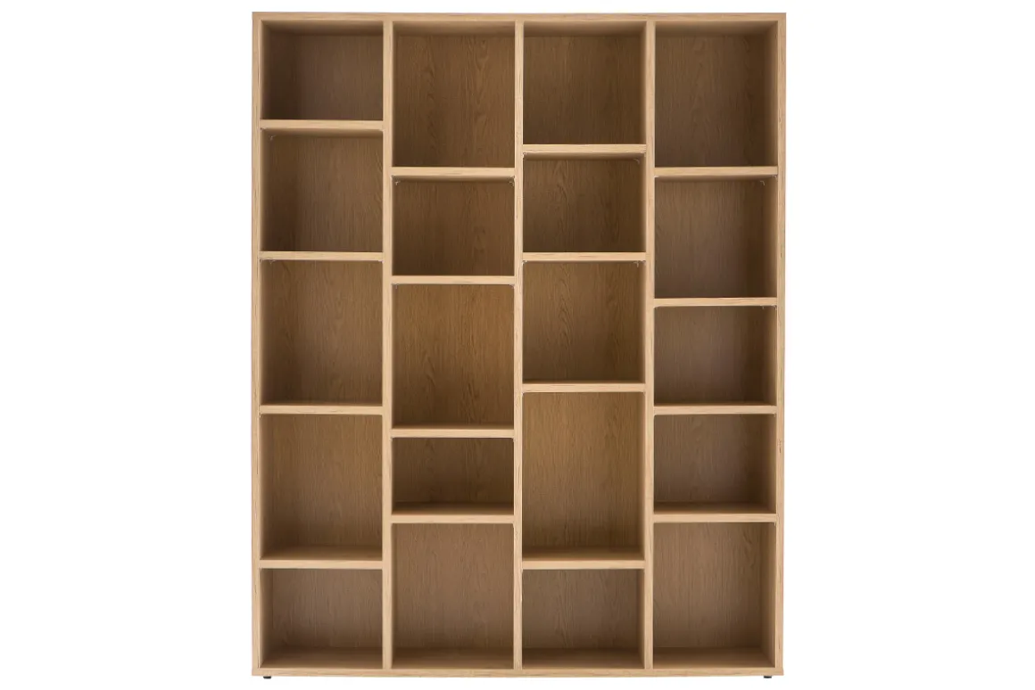 Best Sale Miliboo Biblioteca moderna en madera color roble RYTHM