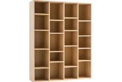 Best Sale Miliboo Biblioteca moderna en madera color roble RYTHM