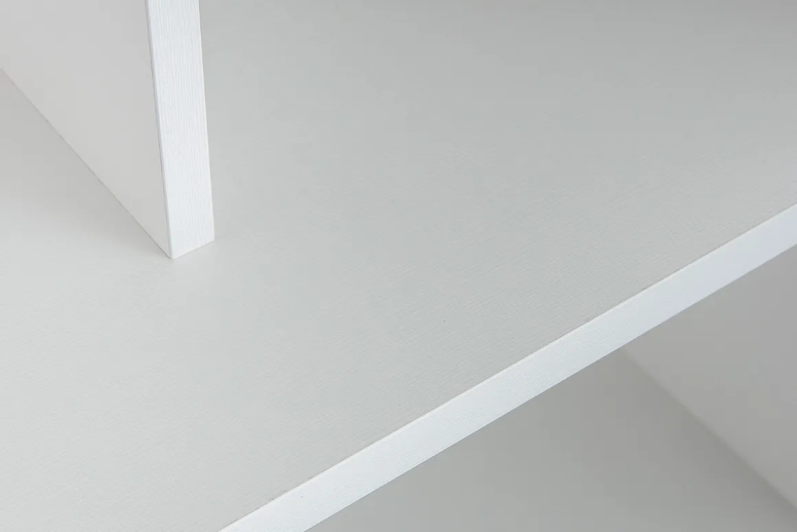 Fashion Miliboo Biblioteca moderna en madera blanca EPURE