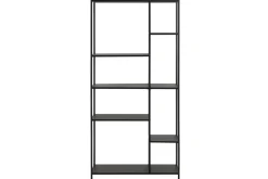 Discount Miliboo Biblioteca moderna en metal negro A165 cm PODIUM