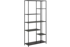 Discount Miliboo Biblioteca moderna en metal negro A165 cm PODIUM