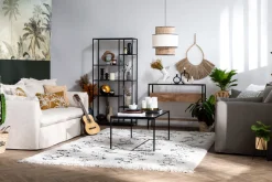 Discount Miliboo Biblioteca moderna en metal negro A165 cm PODIUM