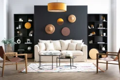 Sale Miliboo Biblioteca moderna madera negra EPURE