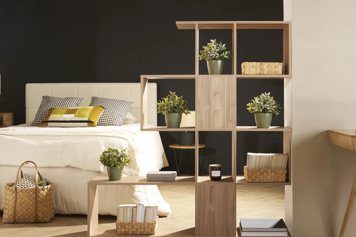 Best Sale Miliboo Biblioteca separador acabado roble A147 cm COMO