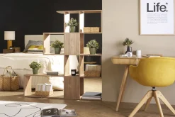 Best Sale Miliboo Biblioteca separador acabado roble A147 cm COMO