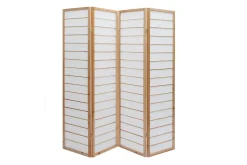 Sale Miliboo Biombo japonés de madera natural y papel de arroz GIBON