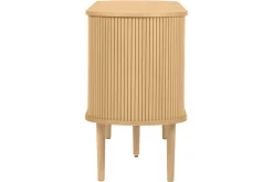 Flash Sale Miliboo Buffet vintage madera clara de roble con almacenamiento 2 puertas correderas L180 cm EPIC