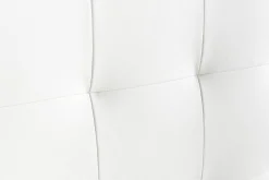 Discount Miliboo Cabecero capitoné blanco 160 cm HALCIONA