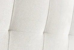Discount Miliboo Cabecero capitoné en tejido beige 140 cm HALCIONA