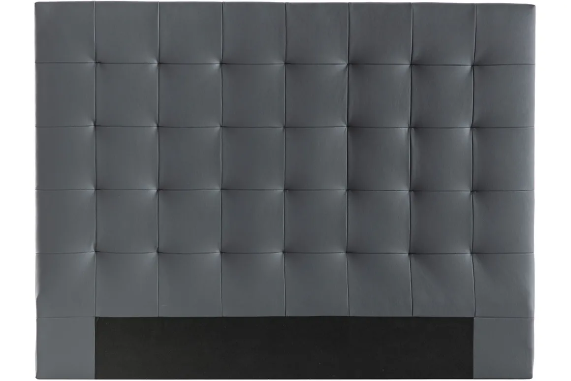 Hot Miliboo Cabecero capitoné gris oscuro 160 cm HALCIONA