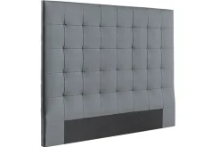 Hot Miliboo Cabecero capitoné gris oscuro 160 cm HALCIONA