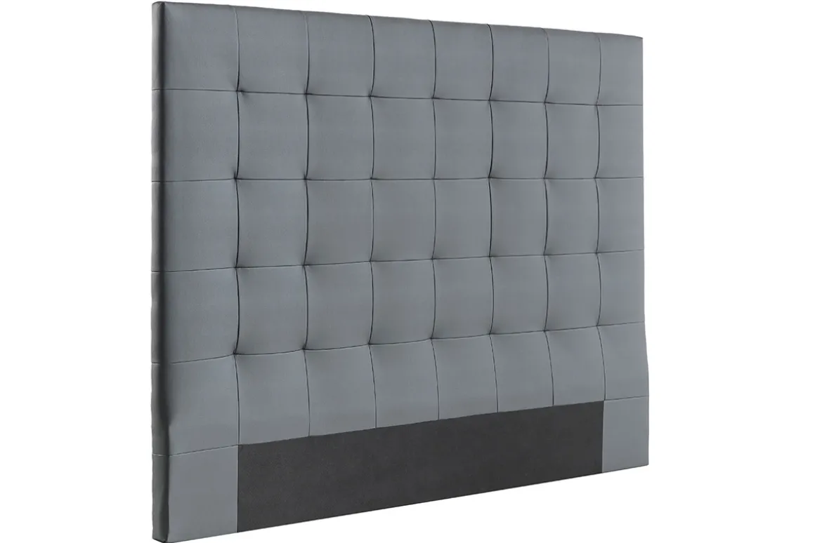 Hot Miliboo Cabecero capitoné gris oscuro 160 cm HALCIONA