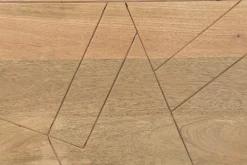 Hot Miliboo Cabecero de cama de madera de mango maciza con grabados 165 cm LINIUM