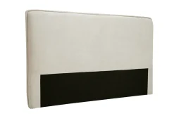 Best Sale Miliboo Cabecero de cama de tela efecto aterciopelado natural 196 cm MARCIA