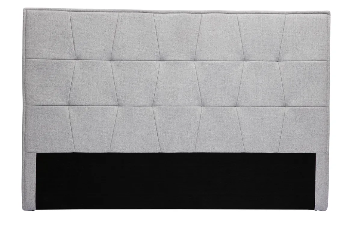 Fashion Miliboo Cabecero de cama de tela gris 170 cm SUKA