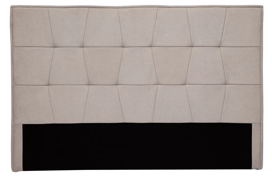 Flash Sale Miliboo Cabecero de cama de tela efecto aterciopelado beige 170 cm SUKA