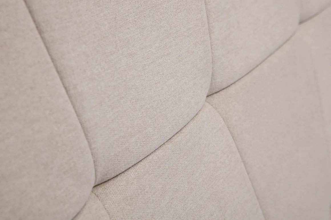 Flash Sale Miliboo Cabecero de cama de tela efecto aterciopelado beige 170 cm SUKA