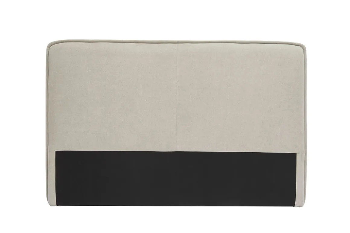 Online Miliboo Cabecero de cama de tela efecto aterciopelado natural 175 cm MARCIA