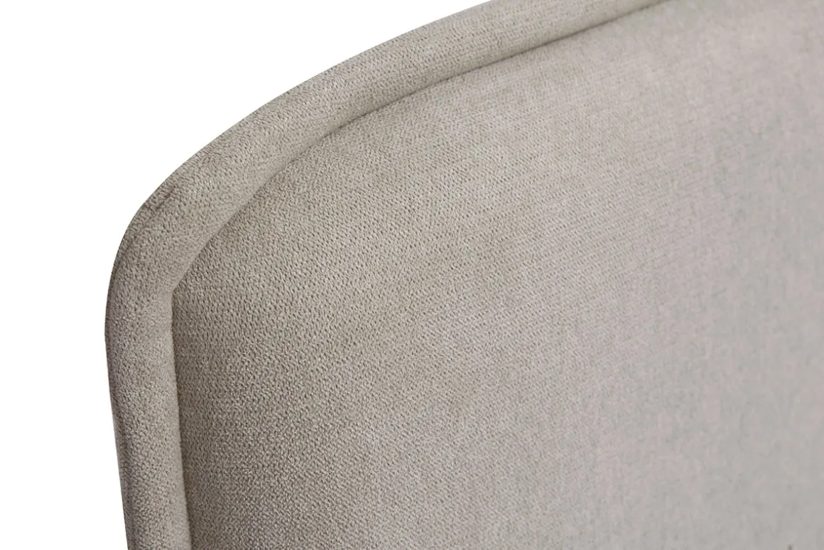 Online Miliboo Cabecero de cama de tela efecto aterciopelado natural 175 cm MARCIA